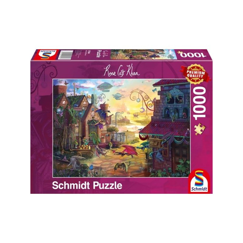 Schmidt - Puzzle 1000 pièces - Courrier du dragon