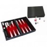 Jeu de société - Jeu de voyage magnétique - Backgammon - 23 cm