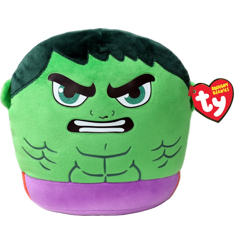 Peluche TY - Coussin 35 cm - Marvel - Hulk