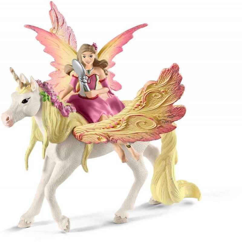 Schleich - 70568 - Bayala - Fée Feya avec licorne ailée