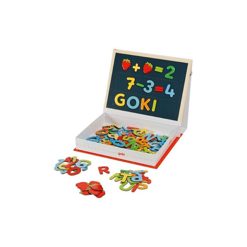 Goki - Jeu magnétique - Ma petite école - 122 éléments