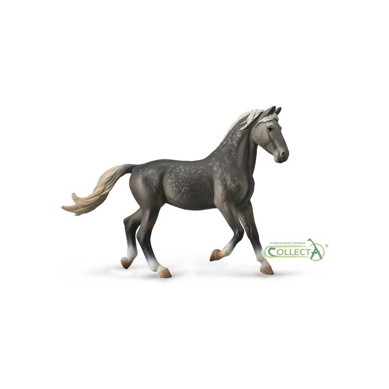 DAM - Figurine de collection - Collecta - Chevaux - Jument Oryol Gris Foncé - 1:20