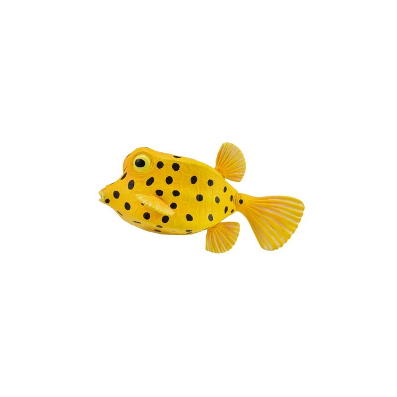 DAM - Figurine de collection - Collecta - Animaux marins - Poisson Coffre Jaune - (S)