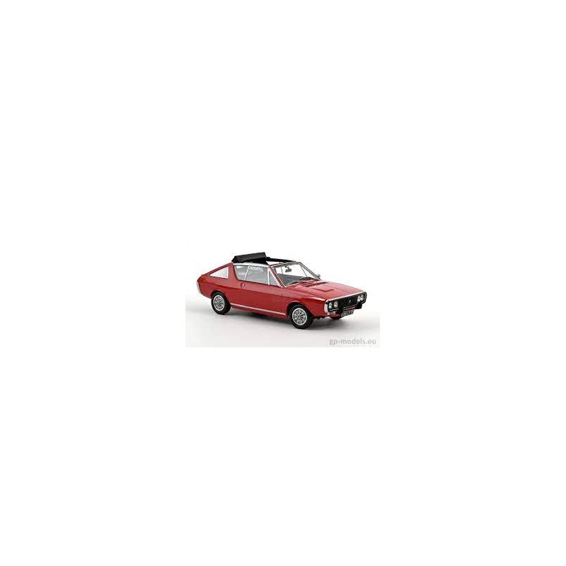 Norev - Véhicule miniature - Renault 17 Gordini cabriolet 1975 Red