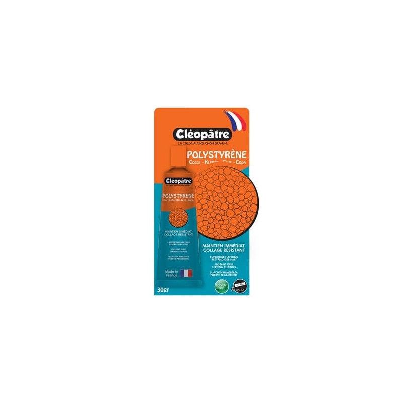 Cléopâtre - Loisirs créatifs - Colle polystyrène - 30g