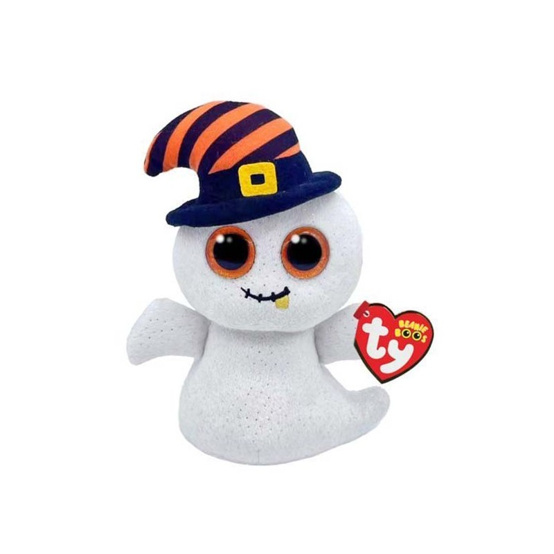 Peluche TY - Peluche 15 cm - Halloween - Nightcap le fantome