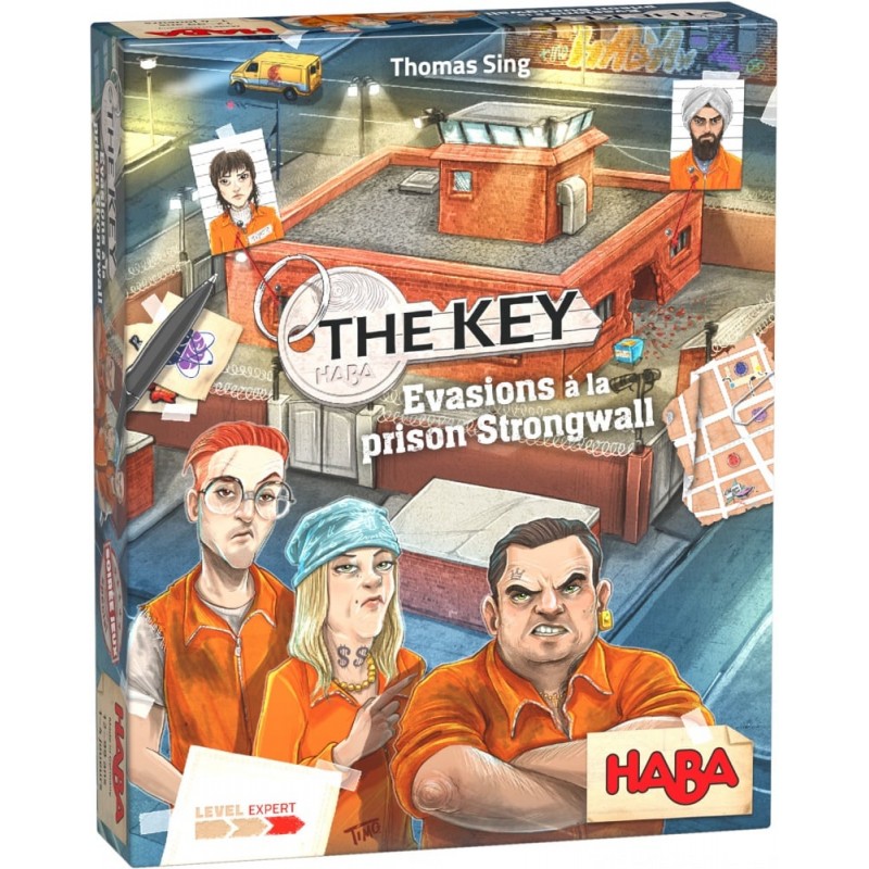 Haba - Jeu de société - The Key - Evasion à la prison de Strongwall