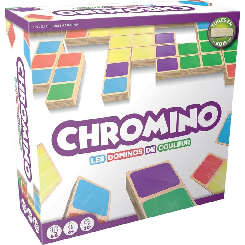 Asmodee - Jeu de société - Chromino deluxe