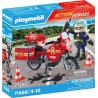 Playmobil - 71466 - Action Heroes - Pompier et moto