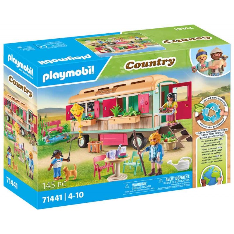 Playmobil - 71441 - Country - Roulotte café boutique