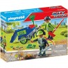 Playmobil - 71434 - City Action - Agent d'entretien de voirie avec équipement