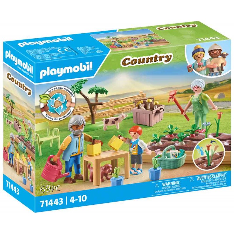 Playmobil - 71443 - Country - Grands parents et potager