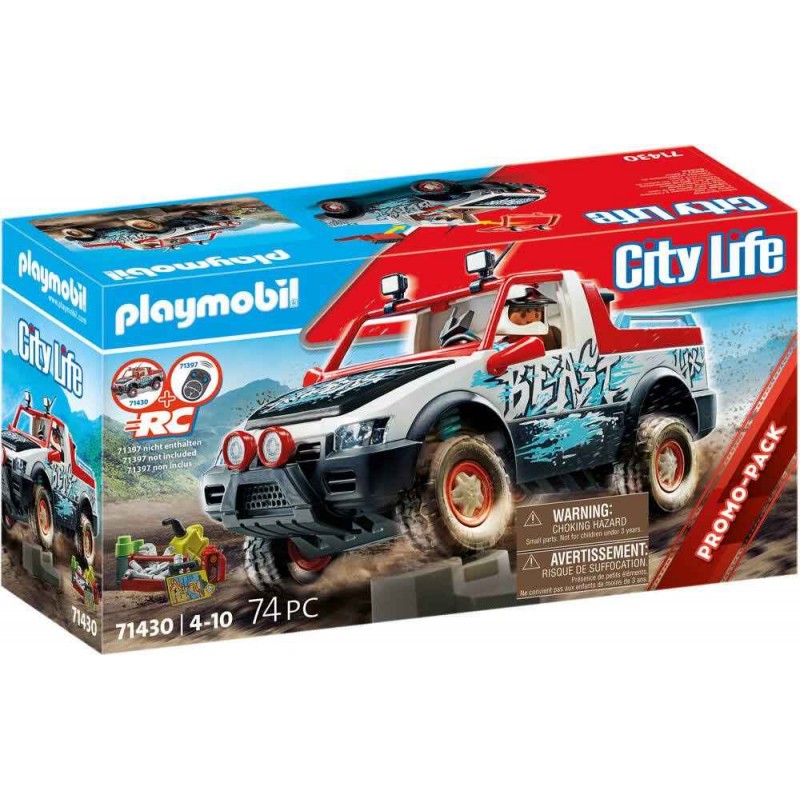 Playmobil - 71430 - City Life - Voiture de rallye