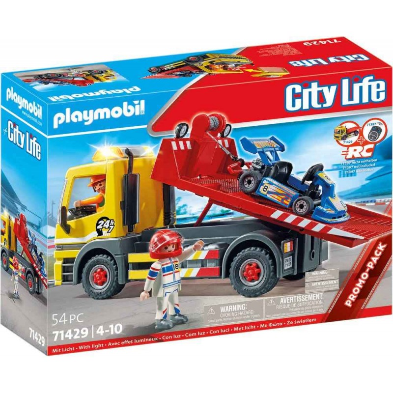 Playmobil - 71429 - City Life - Dépanneuse avec quad