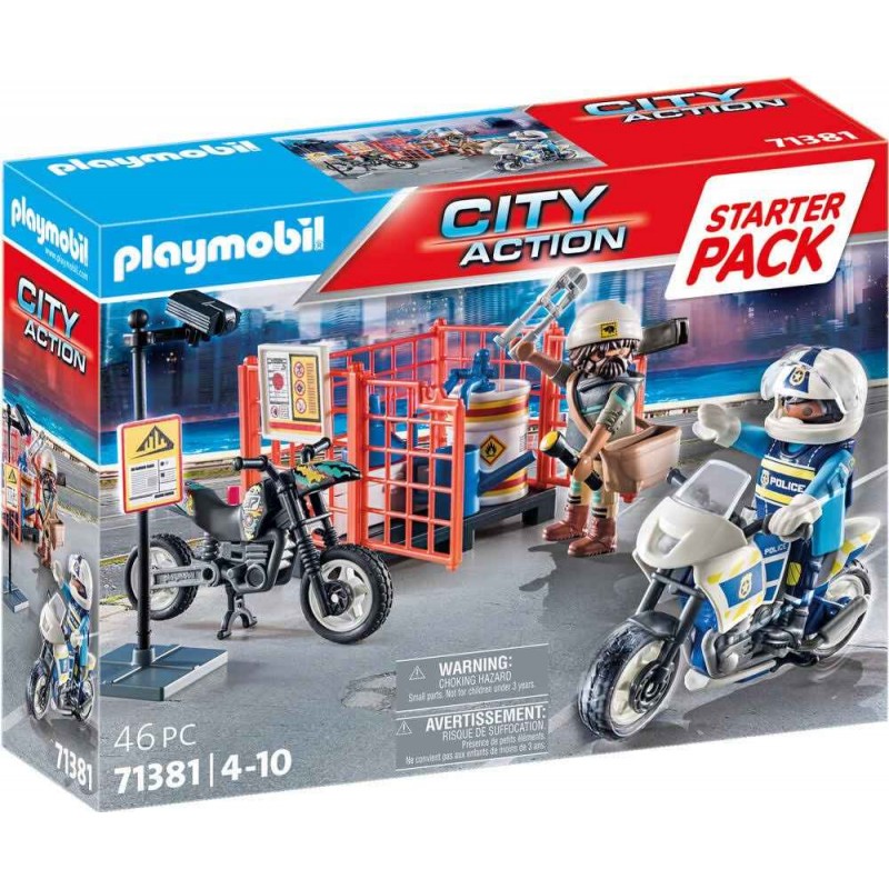 Playmobil - 71381 - City Action - Starter Pack - Police