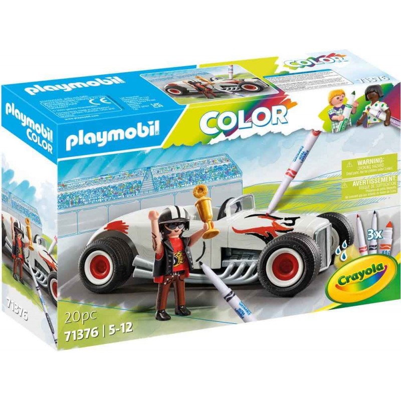 Playmobil - 71376 - Color - Voiture de course