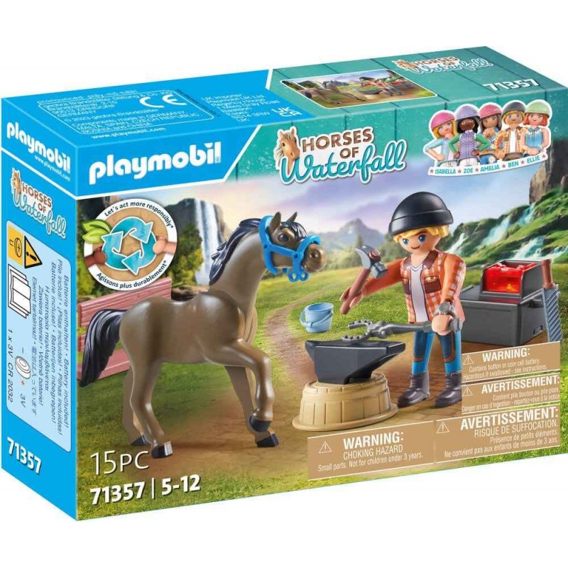 Playmobil - 71357 - Waterfall - Maréchal ferrant