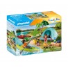 Playmobil - 71425 - Family Fun - Famille et tente