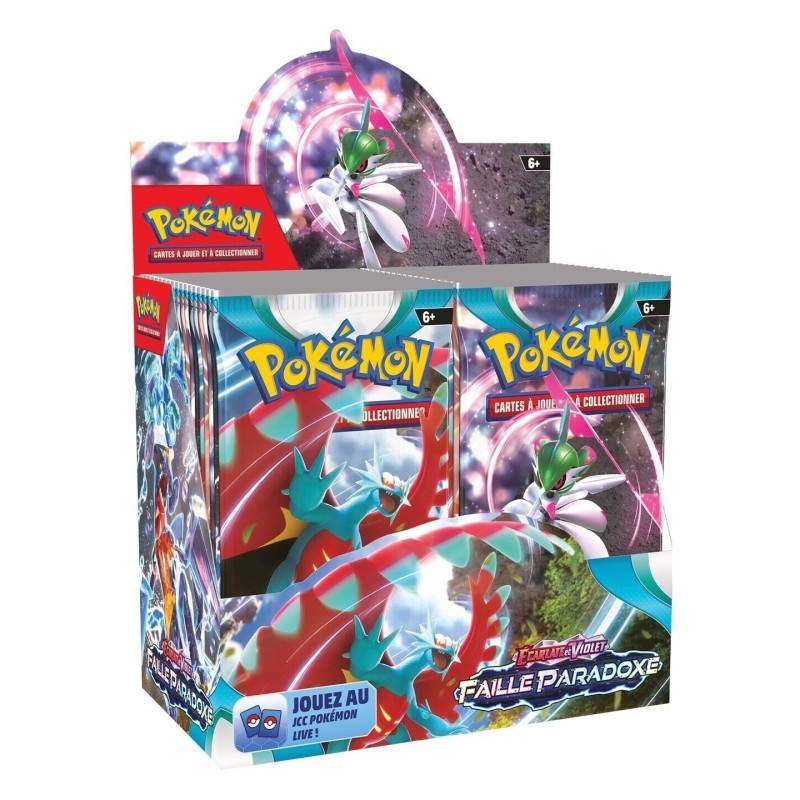 Pokemon - Jeu de cartes à collectionner - Display de 36 Boosters - Faille Paradoxe