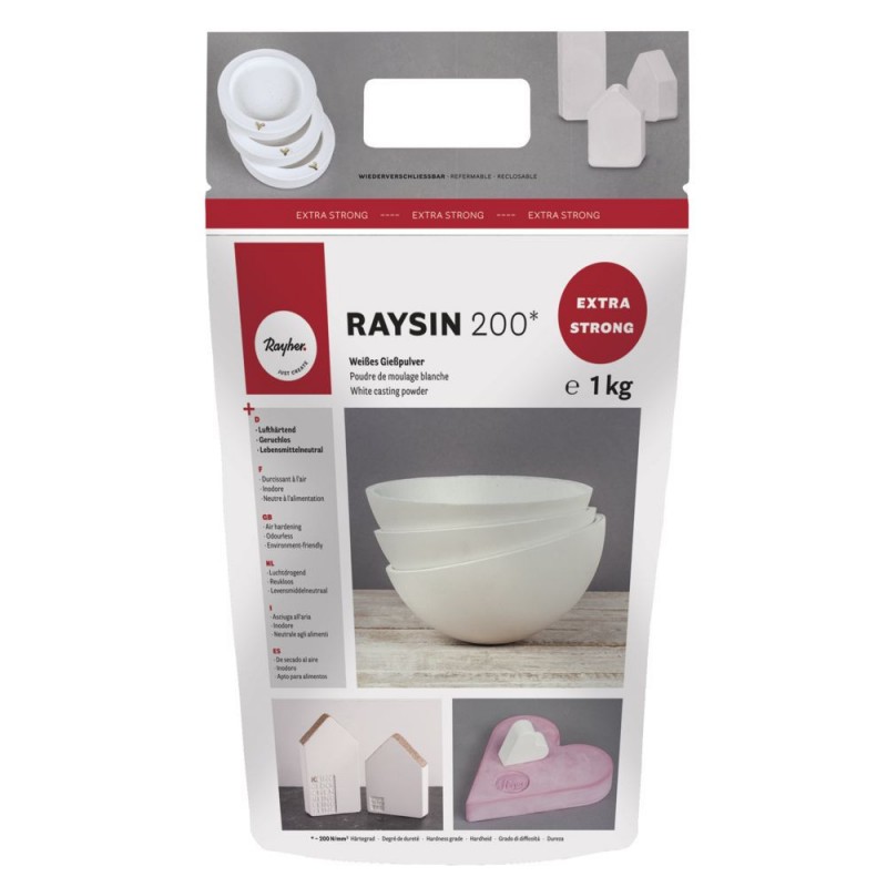 Rayher - Loisirs créatifs - Poudre de moulage Raysin 200 - 1kg