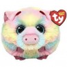 Peluche TY - Puffies 10 cm - Pigasso le cochon