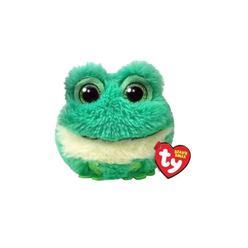 Peluche TY - Puffies 10 cm - Gilly la grenouille