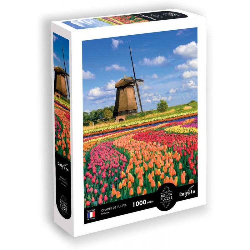 Sentosphère - 7051 - Puzzle 1000 pièces - Champs de tulipes - Hollande