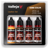 Vallejo - Prince August - 72385 - Game Color Set : Cuir - Leather