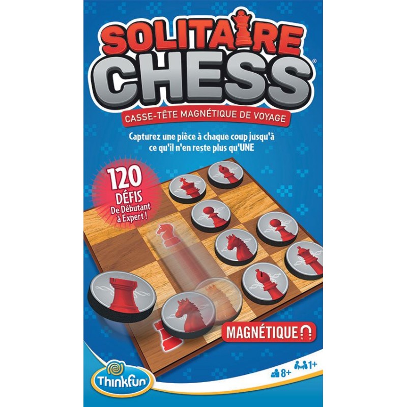 Ravensburger - Jeu de société de voyage - Jeu d'échecs magnétique en solitaire