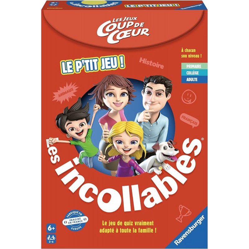 Ravensburger - Jeu éducatif - Le petit jeu des incollables