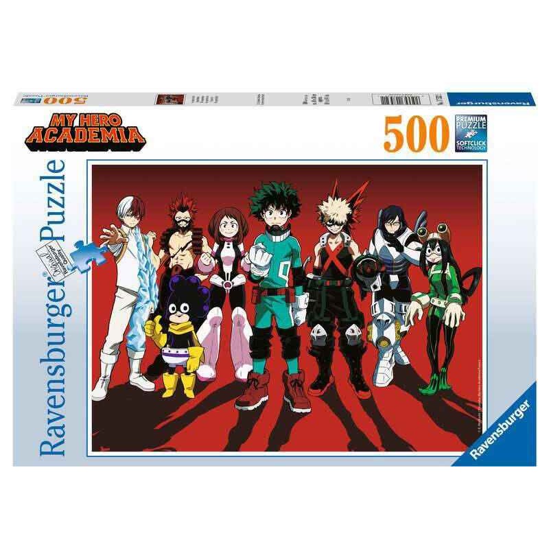 Ravensburger - Puzzle 500 pièces - Les super-héros - My Hero Academia