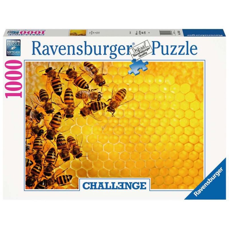 Ravensburger - Puzzle 1000 pièces - La ruche aux abeilles (Challenge Puzzle)