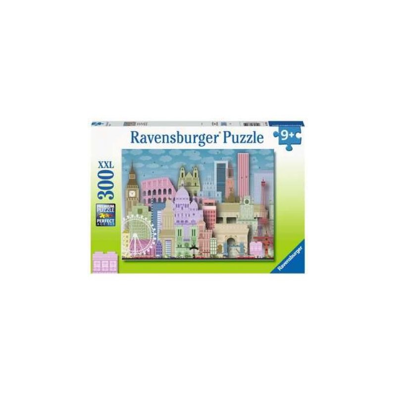 Ravensburger - Puzzle 300 pièces XXL - Europe colorée