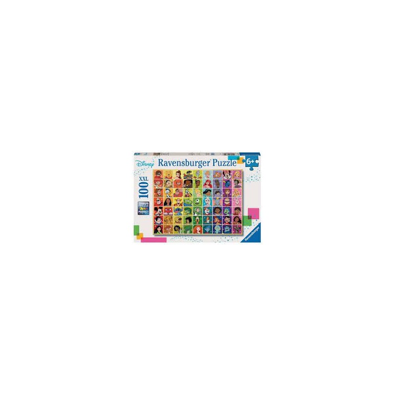 Ravensburger - Puzzle 100 pièces XXL - La palette de couleurs Disney