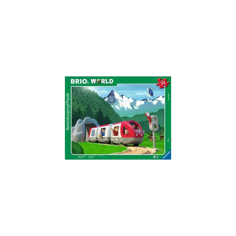 Ravensburger - Puzzle cadre 24 pièces - Aventure en montagne - BRIO