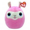 Peluche TY - Coussin 20 cm - Lana le lama rose