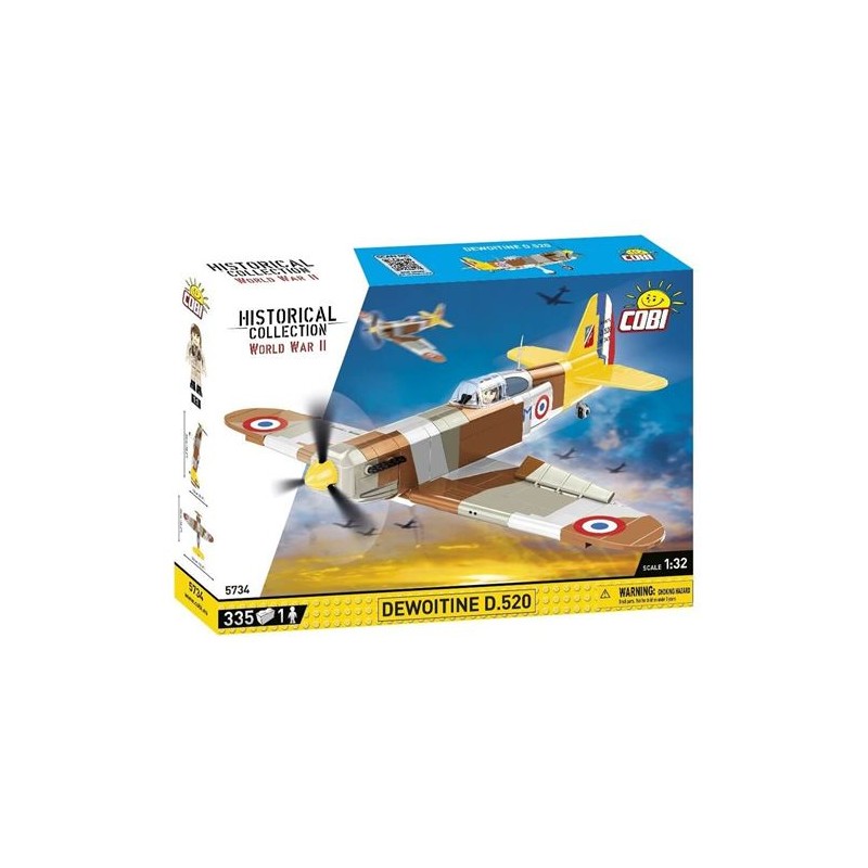 Cobi - Jeu de construction - Avion Dewoitine D.520