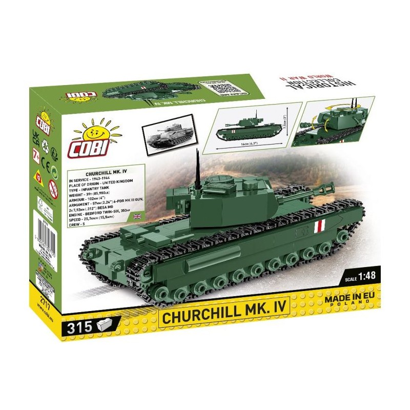 Cobi - Jeu de construction - Tank Churchill MK.IV