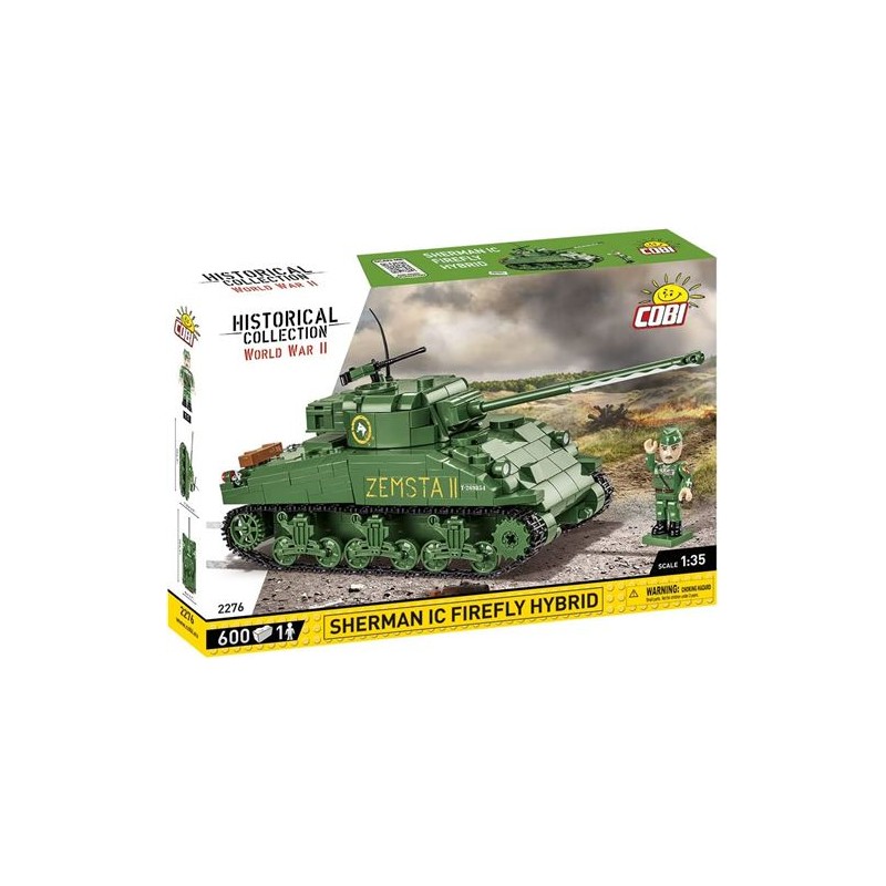 Cobi - Jeu de construction - Cher Sherman IC Firefly Hybrid