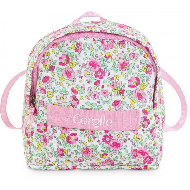 Corolle - Accessoire - Sac à dos fleuri pour poupée 36 cm