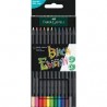 Faber-Castell - Beaux arts - Black Edition - Pochette de 12 crayons de couleur