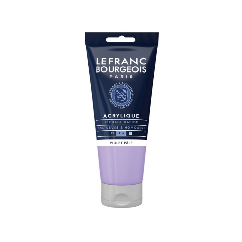 Lefranc Bourgeois - Beaux arts - Acrylique fine - Violet pâle - 80ml