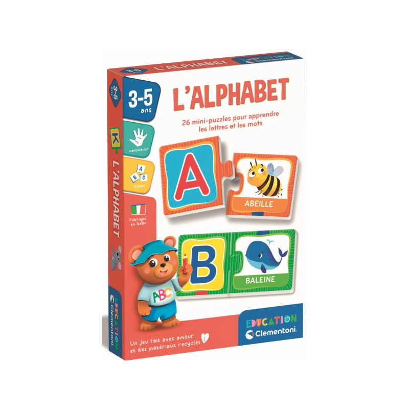 Clementoni - Jeu éducatif - L'alphabet