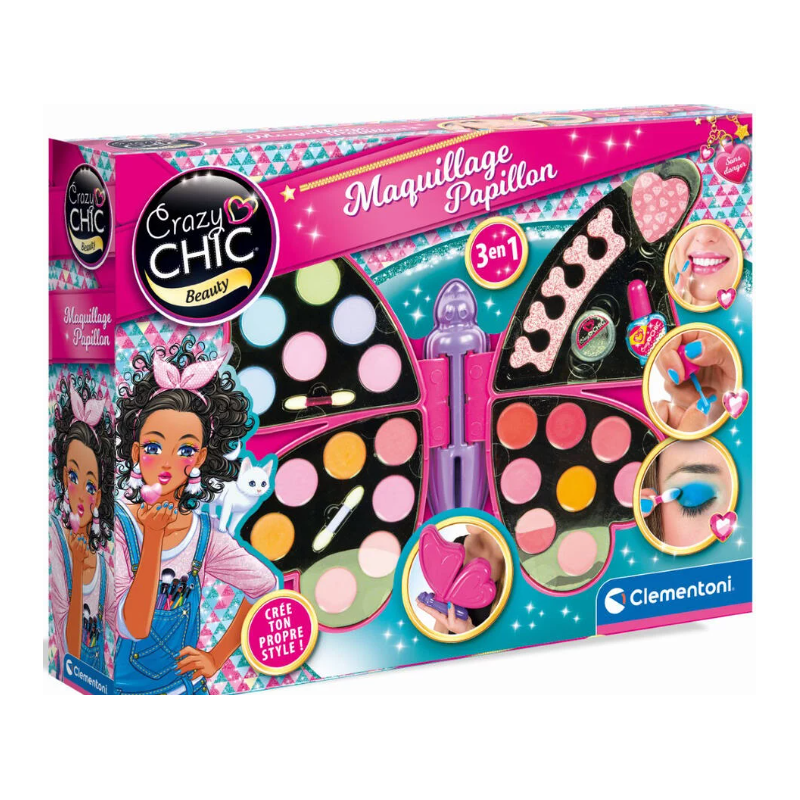 Clementoni - Jeu éducatif - Maquillage papillon