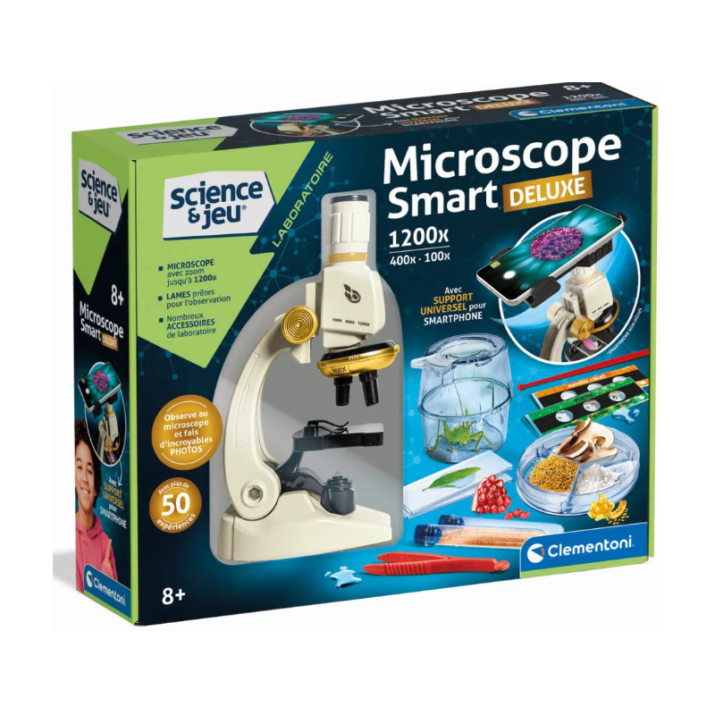 Clementoni - Jeu éducatif - Microscope Smart