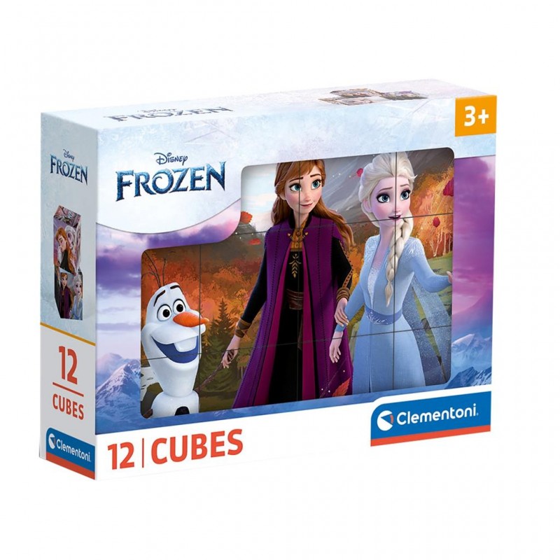 Clementoni - Cubes 12 - La Reine des Neiges