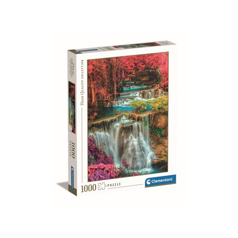 Clementoni - Puzzle 1000 pièces - Colorful Thai Falls