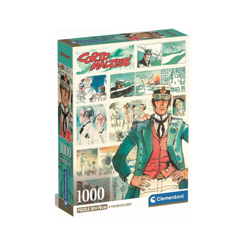 Clementoni - Compact Puzzle 1000 pièces - Corto Maltese