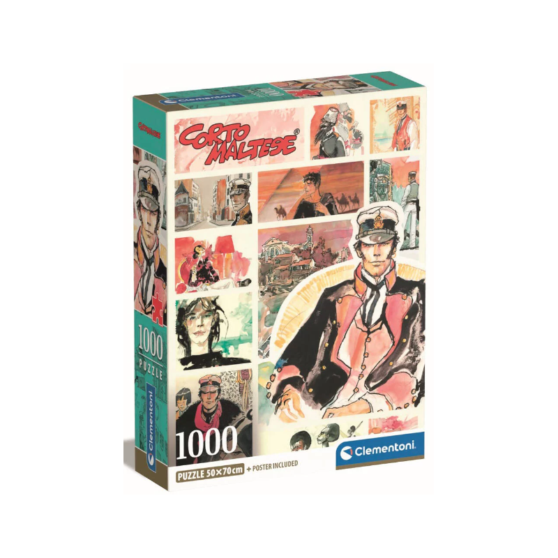 Clementoni - Compact Puzzle 1000 pièces - Corto Maltese