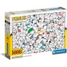 Clementoni - Compact Puzzle 1000 pièces - Impossible Snoopy